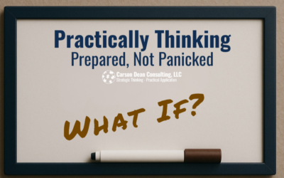 Practically Thinking: Prepared, Not Panicked