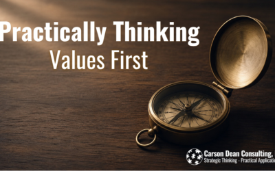 Practically Thinking: Values First