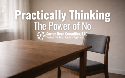 Practically Thinking: The Power of No
